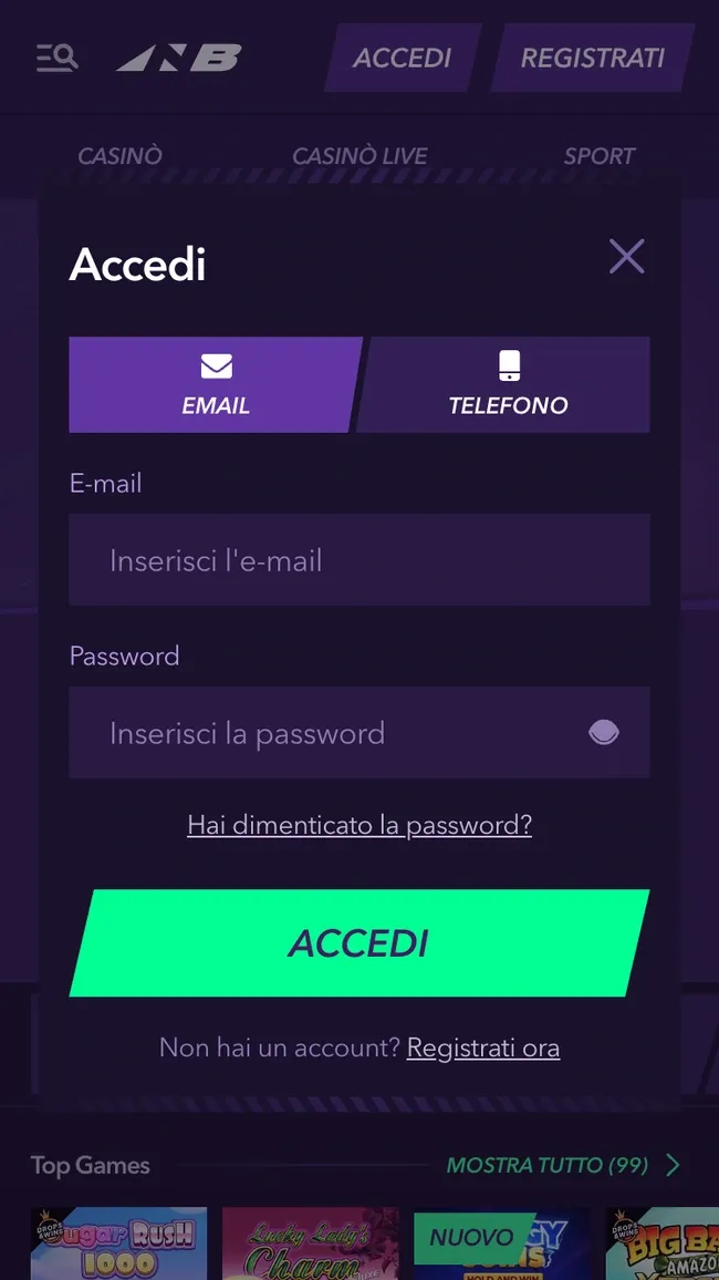 Naobet Login